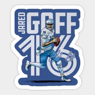 Jared Goff Detroit Inline Sticker